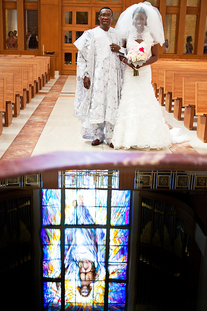 Wedding at Co Cathedral of the Sacred Heart and Reception at the Doubletree Hotel Houston Downtown by Collins Metu