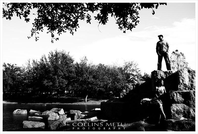 Creative Engagement Photos in Houston Texas by Collins Metu
