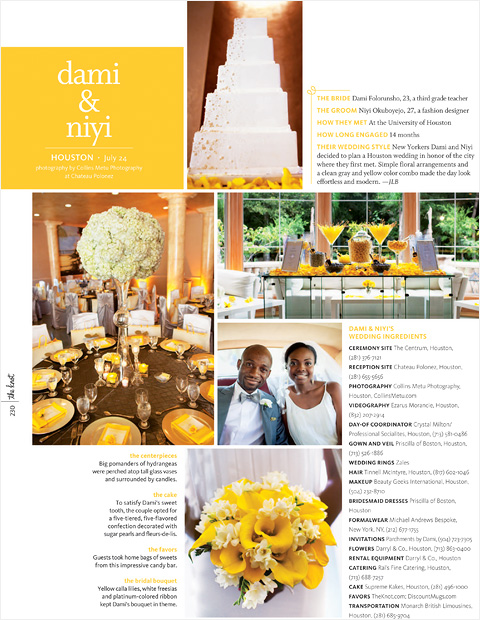 Collins Metu Photography featured in The Knot Magazine